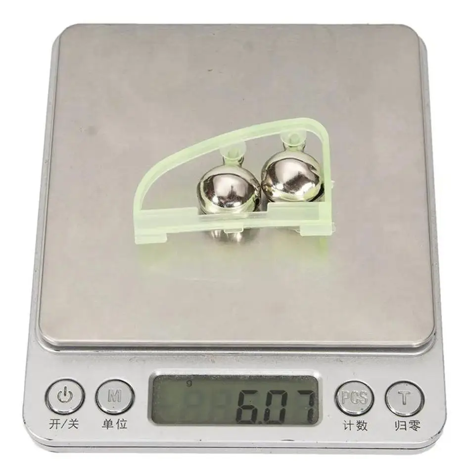 New 5 Pcs 5cm*3cm Fish Bell Fishs Equipment Luminous Sea Fishing Feeder Fishing Bell Twin Rod Tip Fish Bell Alarm Fish Tackle