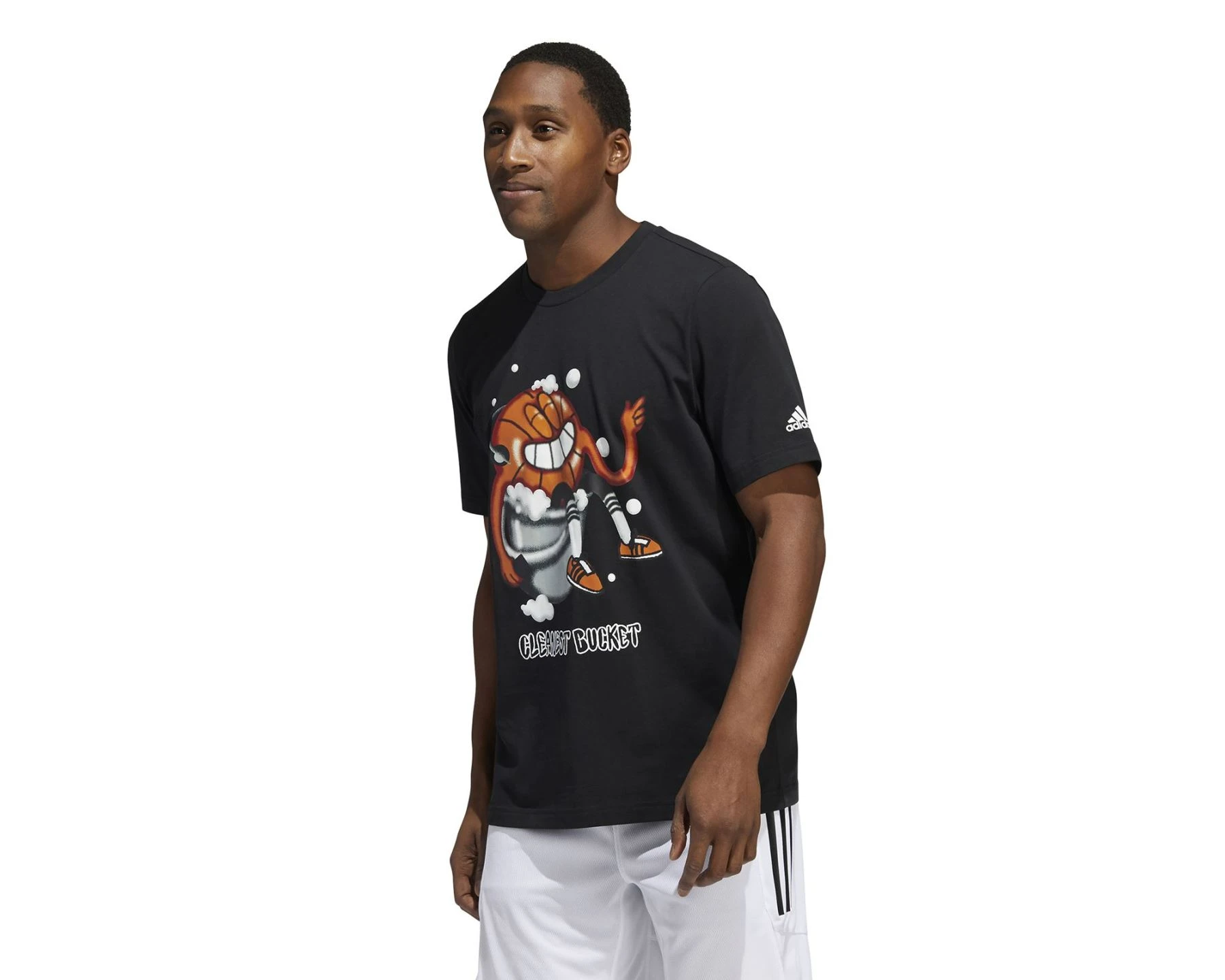 Adidas de baloncesto Original para ropa deportiva informal de manga Color blanco y negro, talla M, moda de | - AliExpress