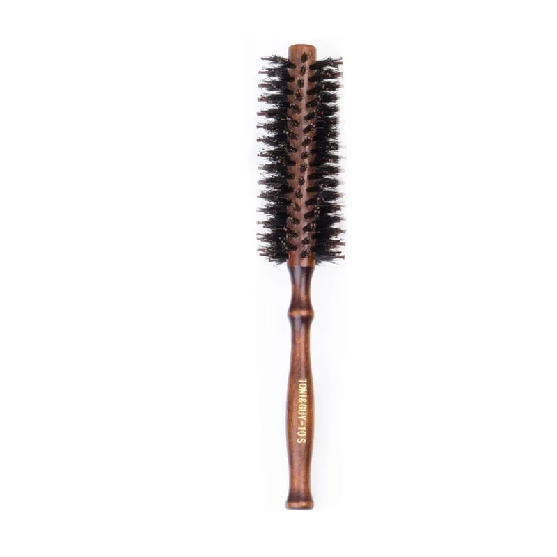 Hair Brush Curly Hair Brush Hair Styling Brush Wig Brush 1pc wooden handle anti-static round roll brush straight diagonal comb bristle round curly hair brush Special for real hair wigs