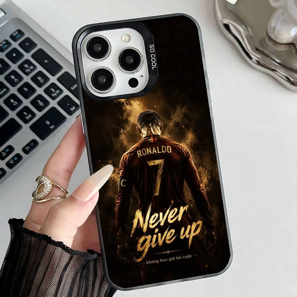 CR7 Football Star Black IMD Phone Case