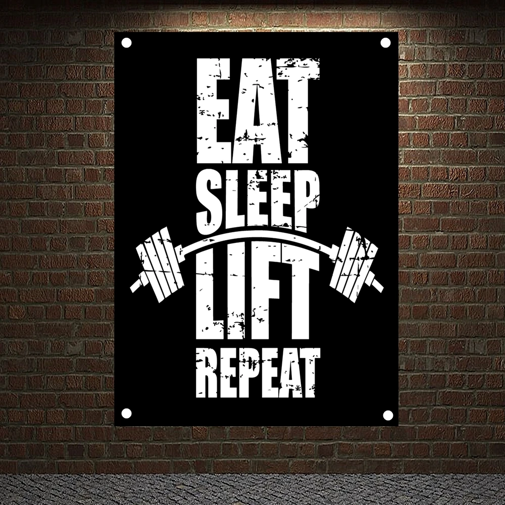 Bodybuilding Banners Flags Home Gym Flags Banners Motivational Gym