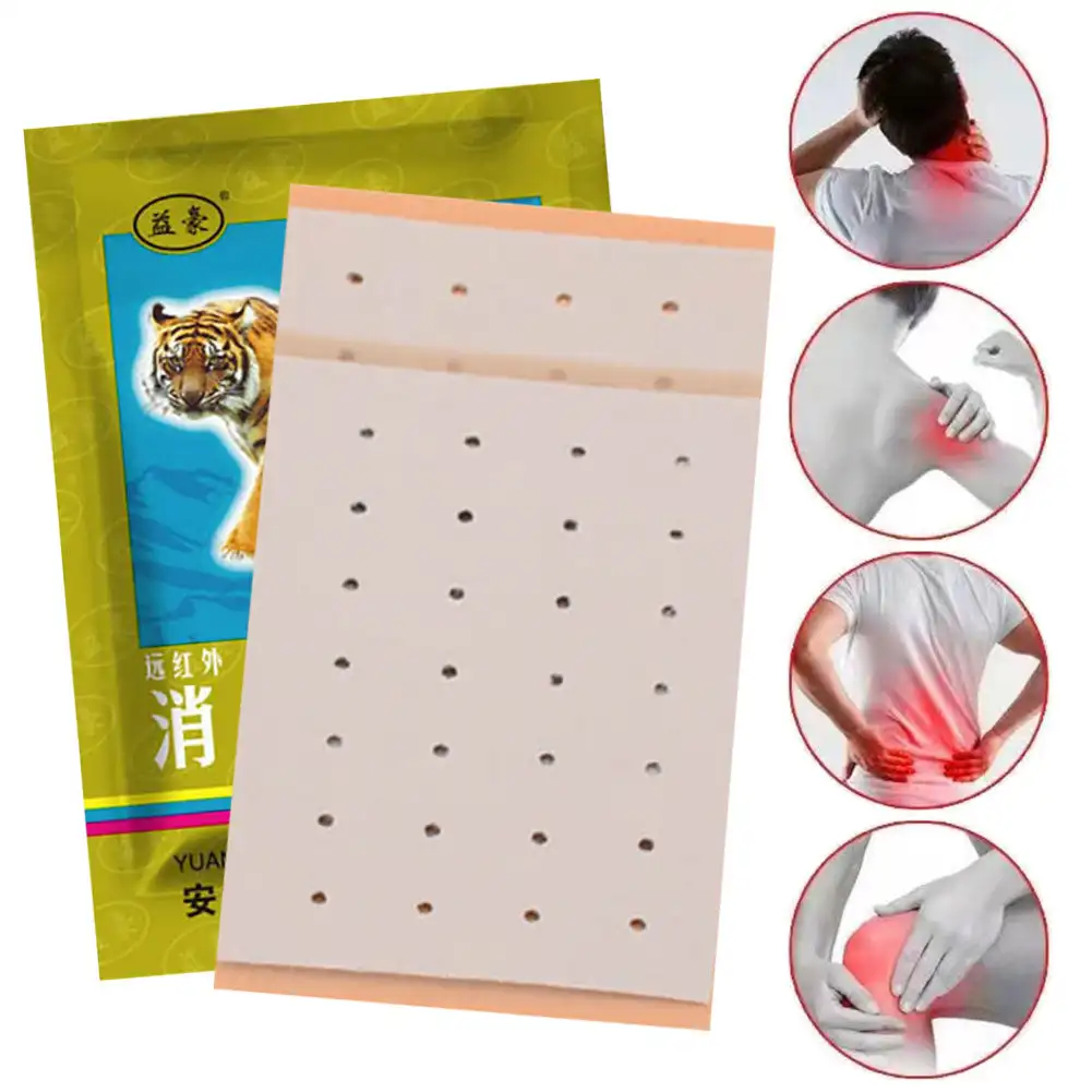 Pain Relief Patch 12Pcs Sumifun Tenosynovitis Plaster Finger Wrist Analgesic Patch Elbow Joint Sprains Tendon Sheath Pain Relief Sticker Care