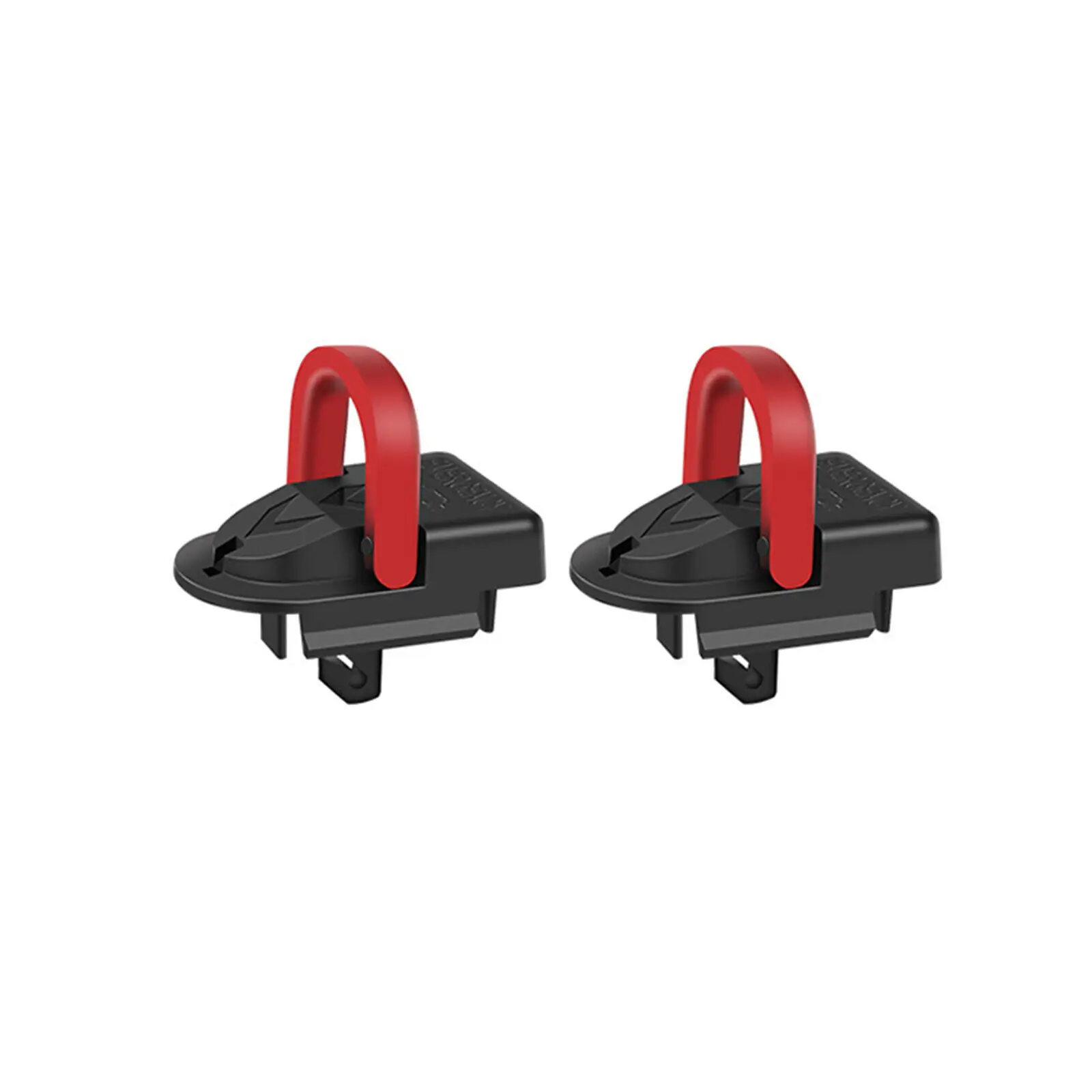 

1Pair Black Plastic Car Rear Door Emergency Puller Locks For Tesla Model Y 2021-2022 Back Row Physics Unlocking Auto Accessories