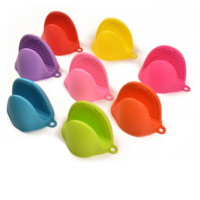 Silicone Cooking Pinch Grips Oven Mitts Potholder Mini Oven Gloves for Kitchen Cooking Baking Air Fryers Microwaves BBQs