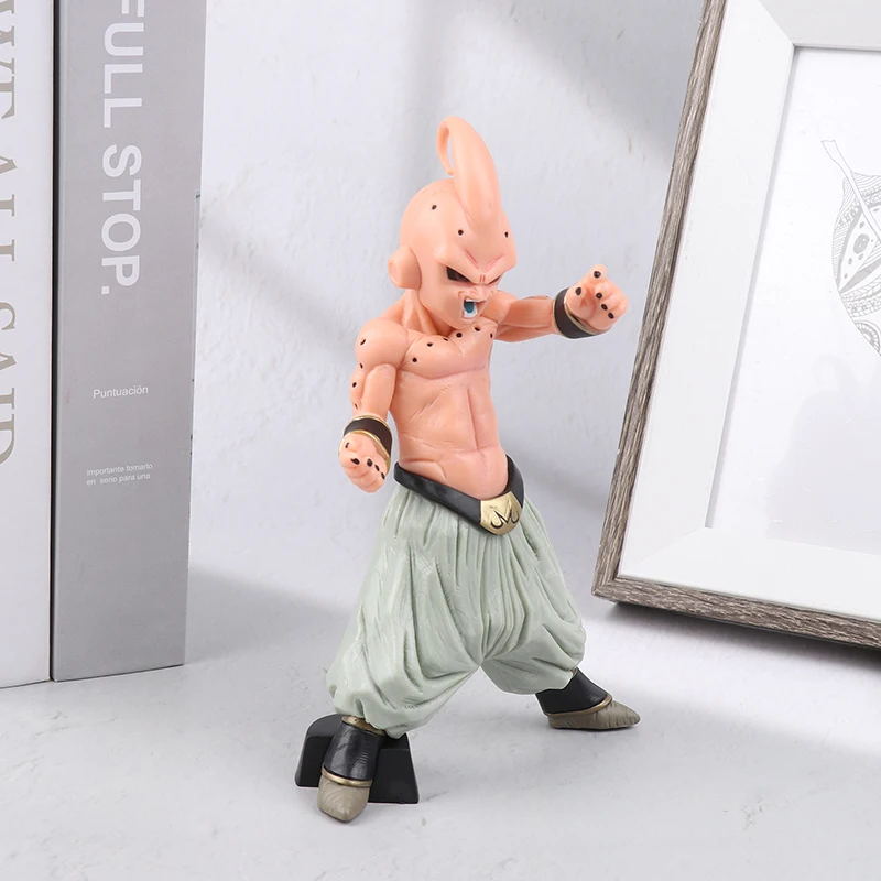 

19cm Anime Dragon Ball Z Action Figure Majin Buu Super Buu Gotenks Super Saiyan Statue PVC Collectible Model Doll Toy Gift