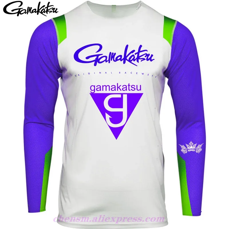 Description Picture 6 of itemGamakatsu 2024 Breathable Fishing Shirt Male Fishing Jerseys Anti-uv Long Sleeve Quick-drying Fishing Jacket Summer Fishing Suit