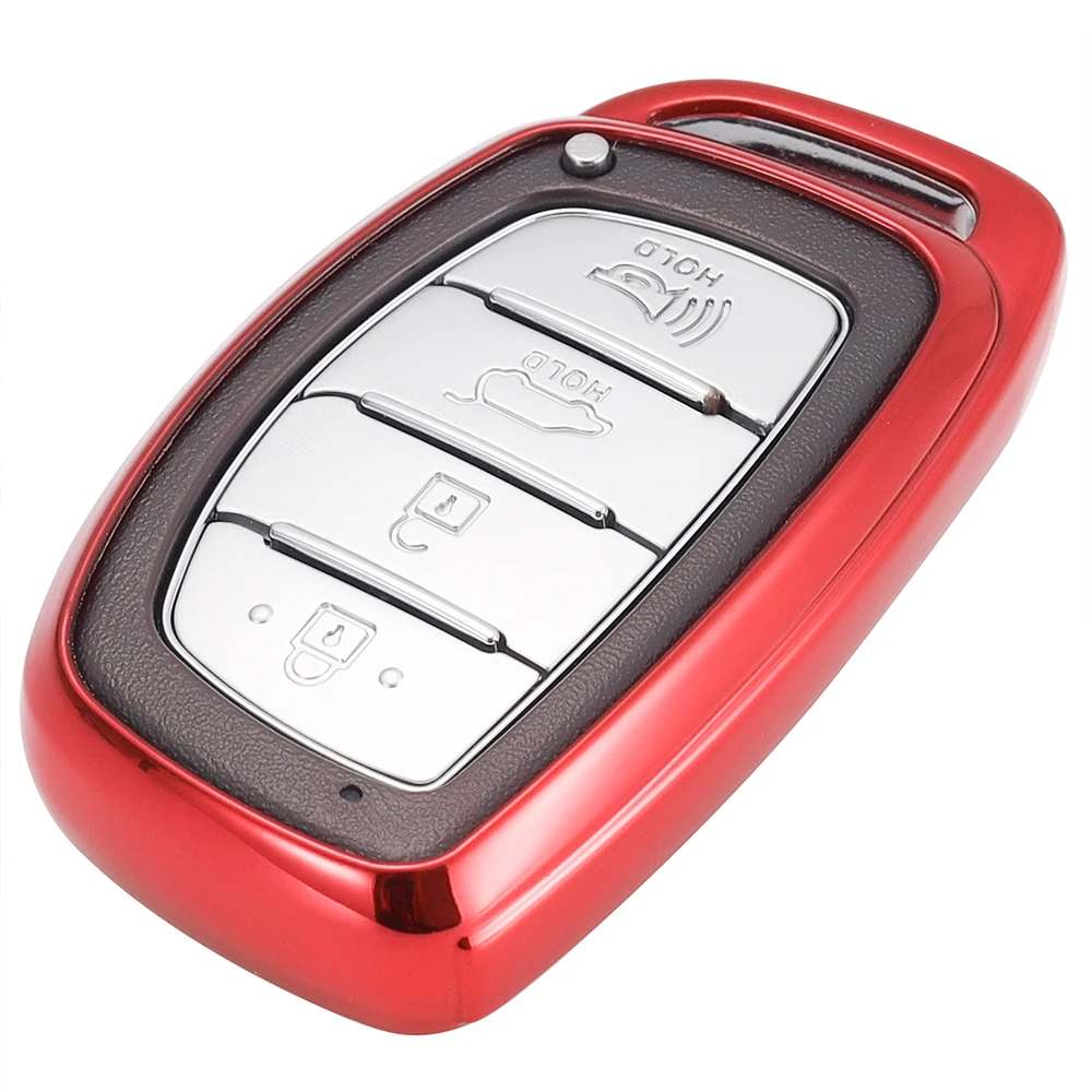 TPU-Schlüsselanhänger-Abdeckung, passend für Hyundai Elantra Tucson Sonata I40 Keyless 3/4/5 Button Smart Remote – Detail 8