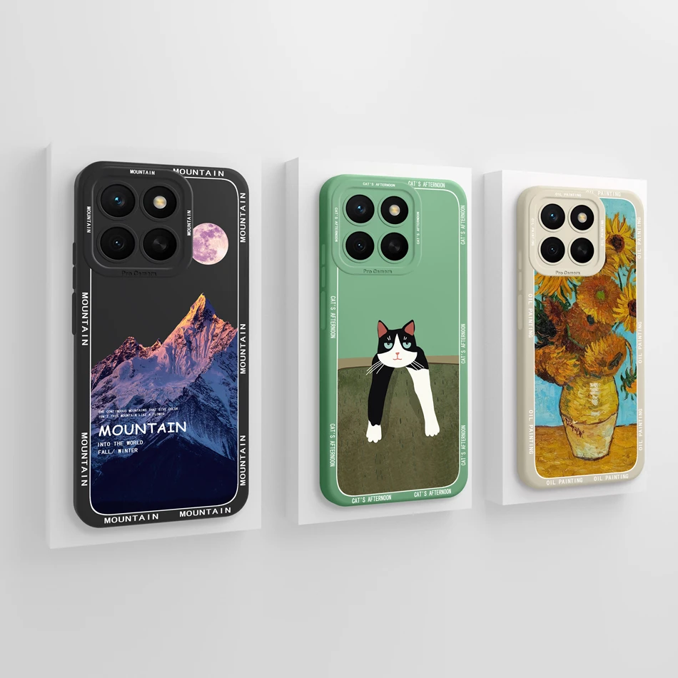 Artistic Style Cool Full Protection Shockproof Phone Case - Soft Liquid Silicone Cover