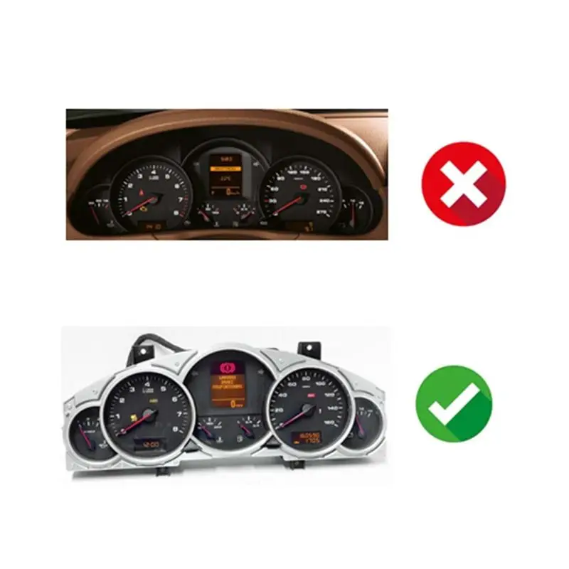 A82M-자동차 계기판 LCD 디스플레이 7L6920970D 투아렉 카이엔 S GTS 955 2003-2010 부품 대시 클러스터 속도계 화면