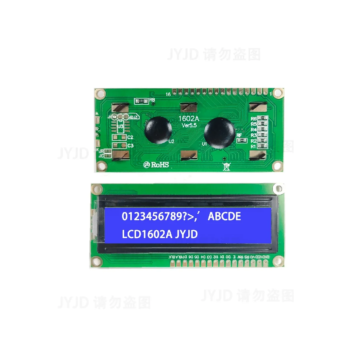 LCD Display Module LCD1602 Blue Green Screen For Arduino LCD1602A LCD Character UNO R3 Mega2560 Display PCF8574T IIC I2C Interface