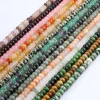 5*8mm Natural Stone Rondelle Beads Tiger Eye Pink Quartz Fluorite Labradorite Beads for Jewelry Making DIY Bracelet 6
