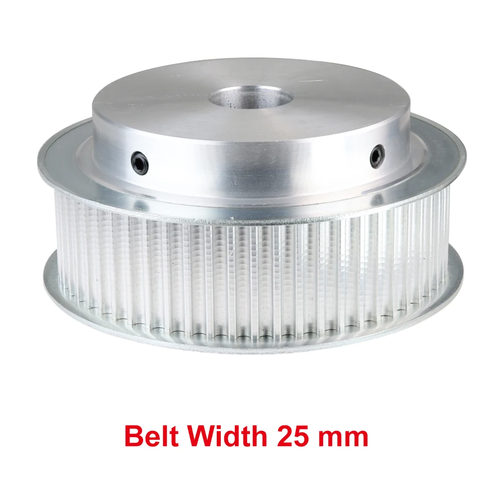 5M-60T Pulley Inner Bore 12/14/15/16/17/19/20 mm Aluminum pulley wheel Slot Width 16/21 mm Fit For Width 15/20 5M-timing belt timing belt pulley fixed pulley belt pulley lifting rope pulley