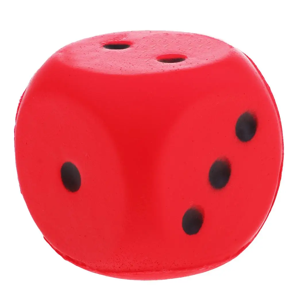 4CM / 6CM Sponge Dice Foam Dot Dice Children Playing for Kids Gilrs Boys Math Teaching Vent Toy Education Toy game dice dice set