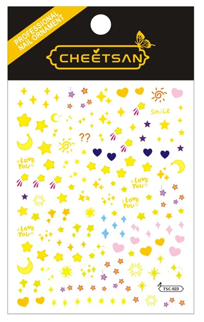 Urusei Yatsura Designs 3d Nail Art Sticker Slider Stamp Decor For Nails Accessories For Professionals