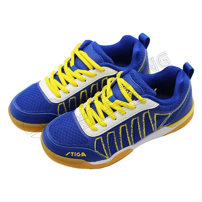 New Table Tennis Shoes For Men Women Blue Black Badminton Shoes Unisex Brand Designer Court Womens Sports Shoe
