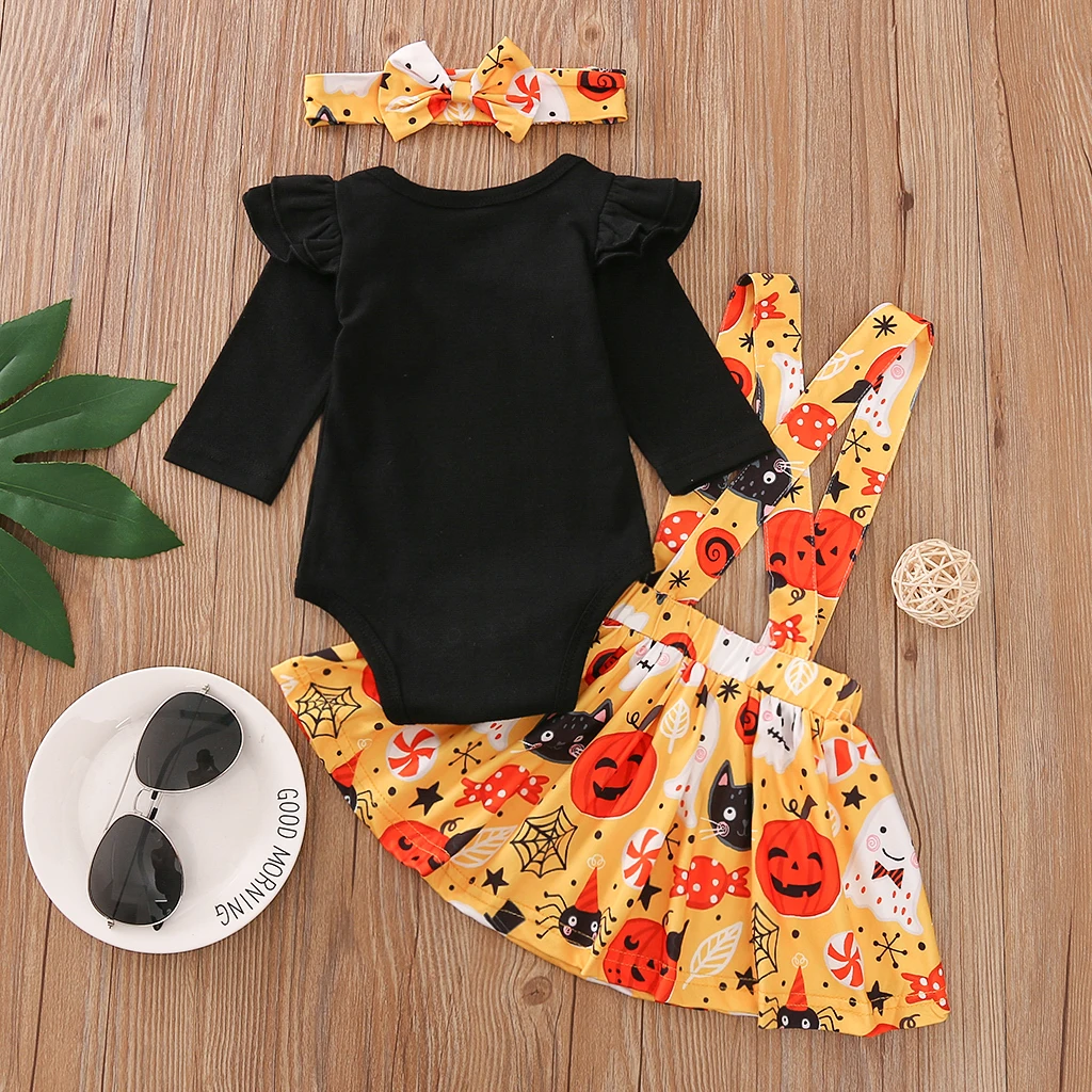 Ma&baby 018m Halloween Baby Girl Clothes Set Newborn Infant Girl