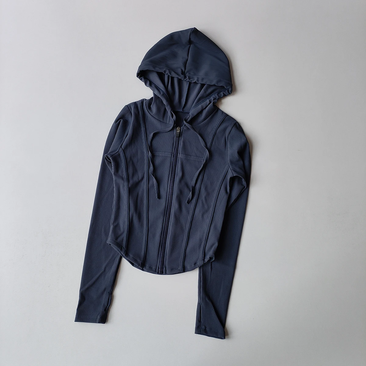 Women's Fitness Coat Hooded Cardigan Tight Quick-dry Sports Jacket Running Training Shirt Yoga Clothes Long Sleeve Sport Jacke 6