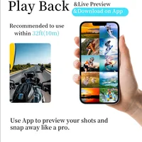 4K Pocket Magnetic POV Vlog Cam Portable Body Chest Recorder Mini Wireless WiFi Waterproof Action Camera Helmet Bicycle Sports 2