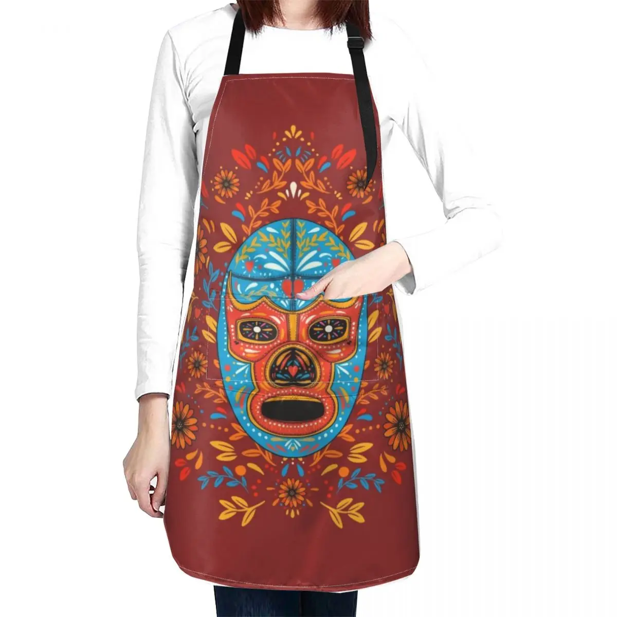 

Mexican fighter luchador lucha libre Apron Men's aprons home women