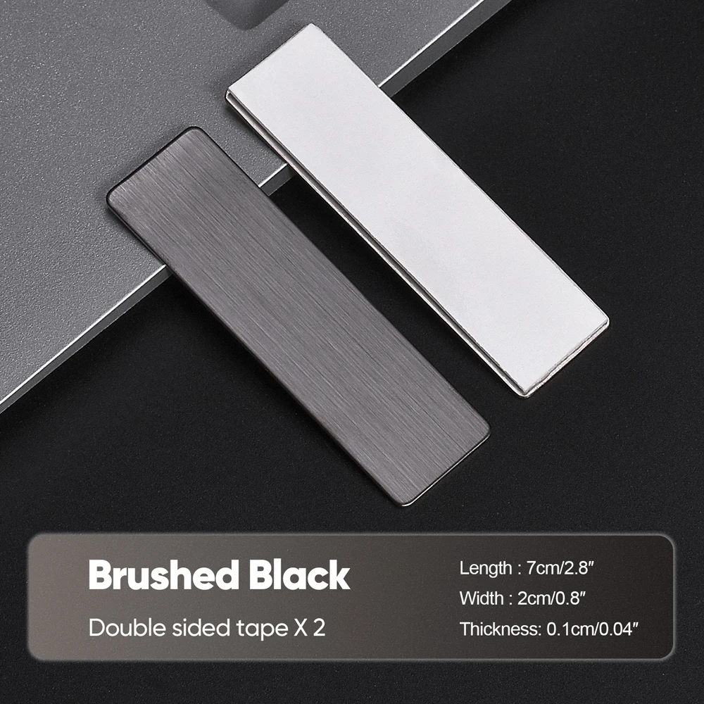 70 × 20 ミリメートルロゴテキストプレートを彫刻カスタマイズバッジパーソナライズブローチピン両面テープマグネット ID ドアメールボックス名札