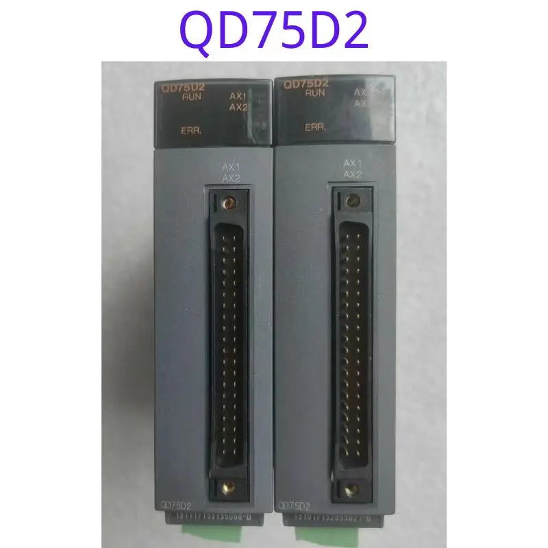 

Functional testing of second-hand PLC QD75D2 is intact