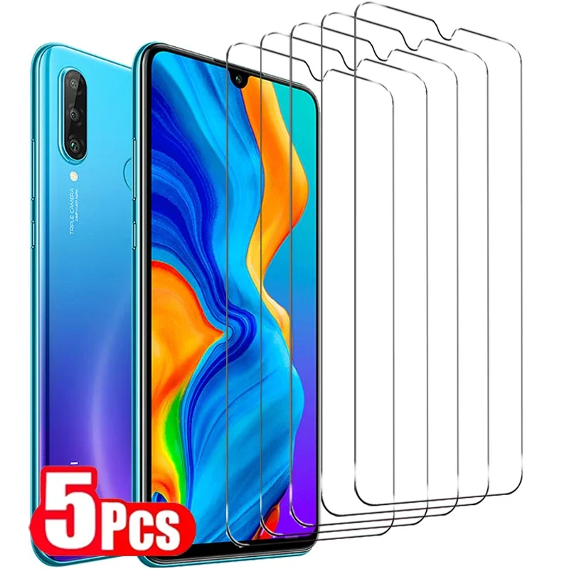 

5 шт. закаленное стекло для Huawei P30 P50 P40 Lite E 5G P20 Mate 20 Pro Nova 5T 8I 8SE Y9 Prime 2019 защита для экрана от царапин