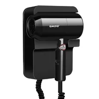 110V/220V Wall Mounted Hair Dryer 1300W Hotel Bathroom Hair Dryers Constant Temperature Dryer with Holder Base US/EU/UK/AU Plug 1