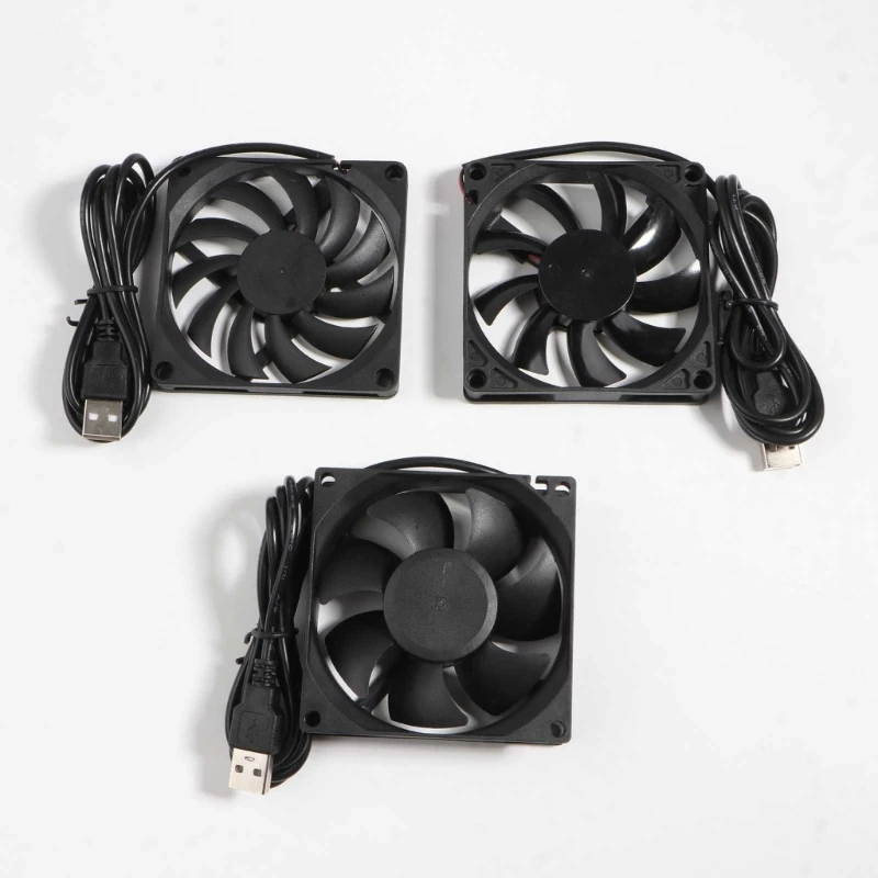 

80mm 5V USB Connector Quiet Cooling Fan for DIY Cooling Router Game Box Dropship