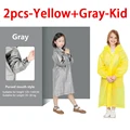 2pcs-Yellow Gray-Kid