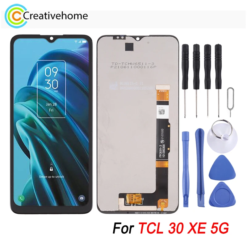

TFT ЖК-экран для TCL 30 XE 5G с дигитайзером, полная сборка, запасная часть