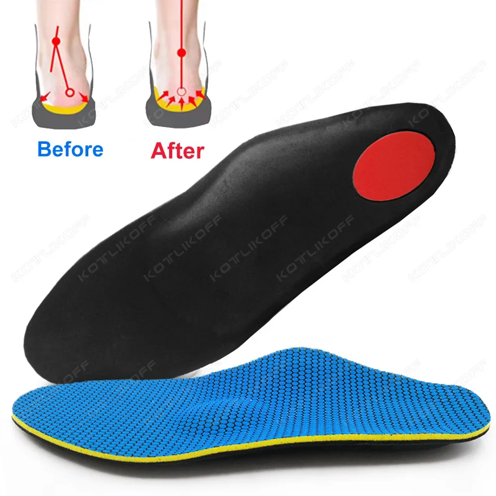 Ένθετο αθλητικών παπουτσιών Καλύτερης ορθοπεδικής σόλας EVA για διόρθωση ποδιών τύπου Pad X/O_voghion.com