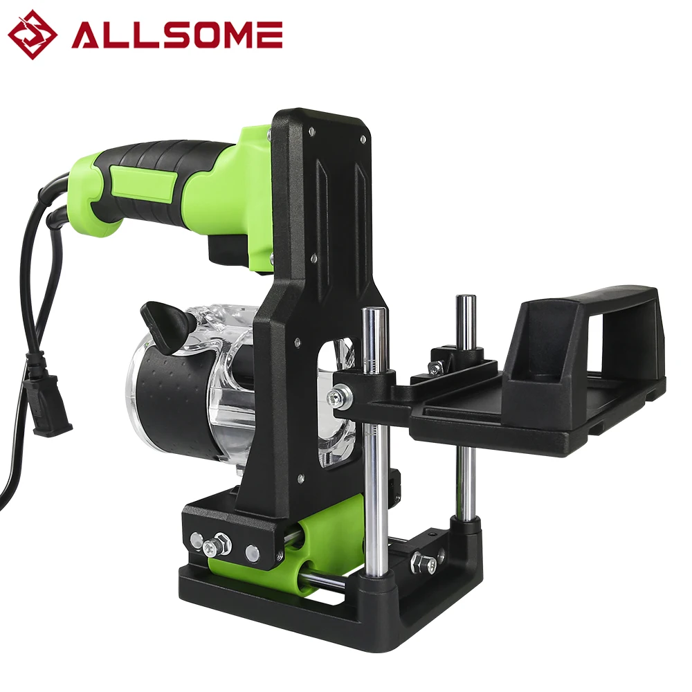 Allsome Mortise Jig Woodworking Slotting Locator Compact Router ...