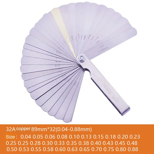 5 Pièces 0,Règle De Jauge D'épaisseur En Acier Inoxydable,2/0,3 Outil D'inspection De Soudure De