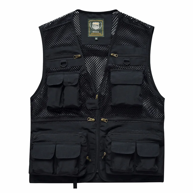 Elegant Man Vest Sleeveless Jackets Men's Work Coat Climbing Cool Big Size Clothes Mens Hunting Motorcycle Blue Clothing Thermal