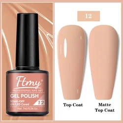 Bright and Vibrant Gel Nail Polish - Ideal for Spring and Summer Manicures - UV/LED Soak Off Varnish (Grad Pink)