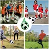 Youth Football Self Trainer Kick Net Pocket Professional Outdoor Sport Nylon Net Basketball Bag Solid Mesh Soccer Ball Carry Bag 5