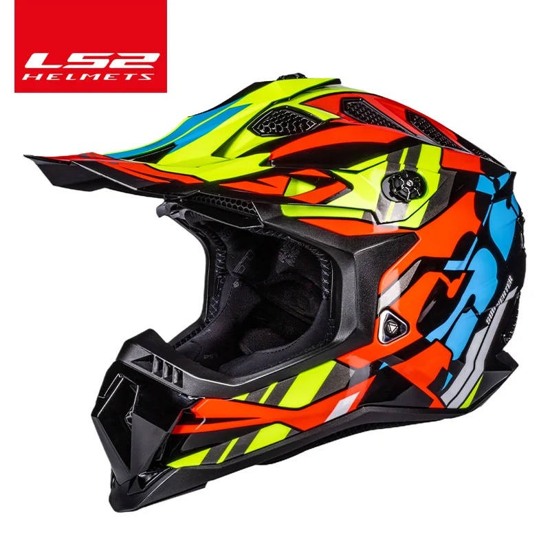 Capacete LS2 MX700 오프로드 오토바이 헬멧 ls2 SUBVERTER EVO 모토크로스 헬멧