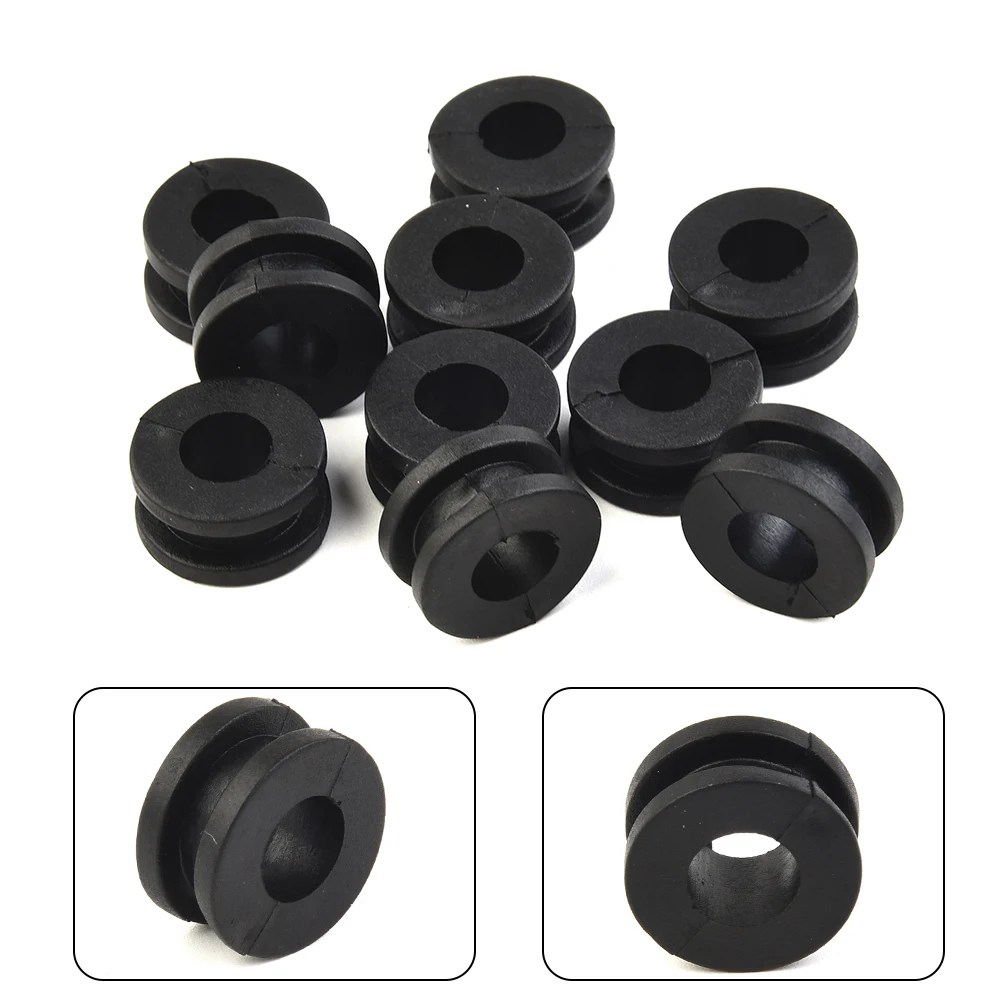 10Pcs Universal Motorcycle Rubber Grommet Mount Set Side Cover For