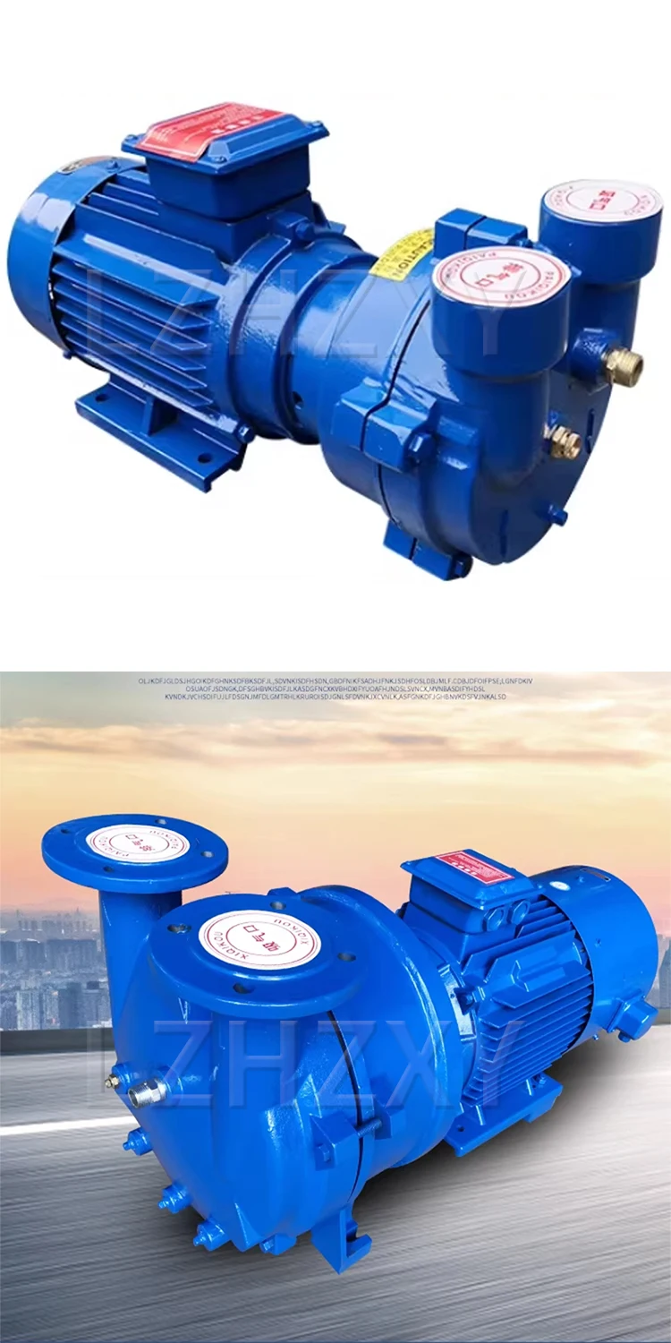 3300Pa Water Ring Vacuum Pump: Industrial-Grade High-Vacuum Water Circulation, Suitable for Evacuating Gases and Hum(Customized)