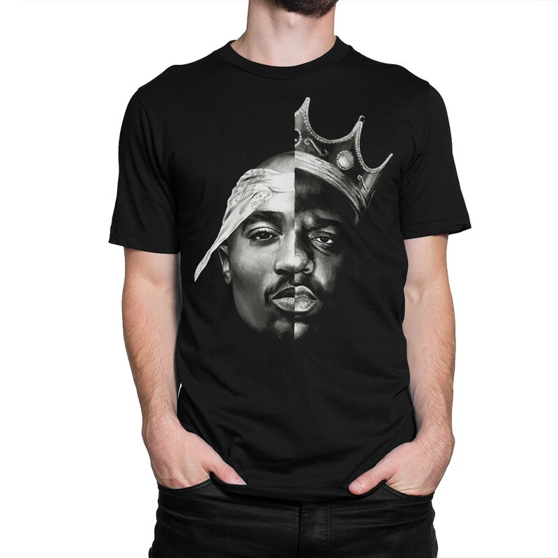 biggie smalls and tupac t shirt
