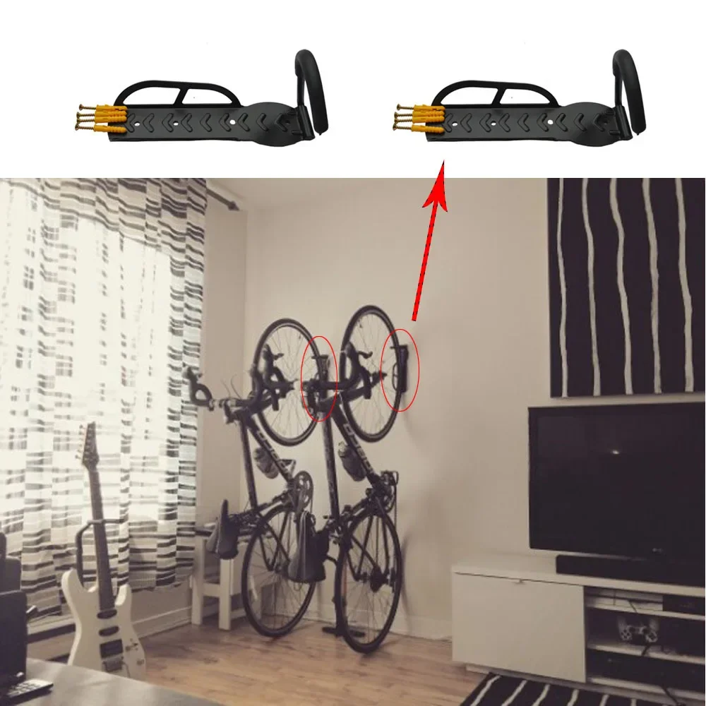 Prezzo All'Ingrosso Biking Bicycle Wall Hook Rack Espositore Per Bici Addensato Montato Sollevatore Sospeso