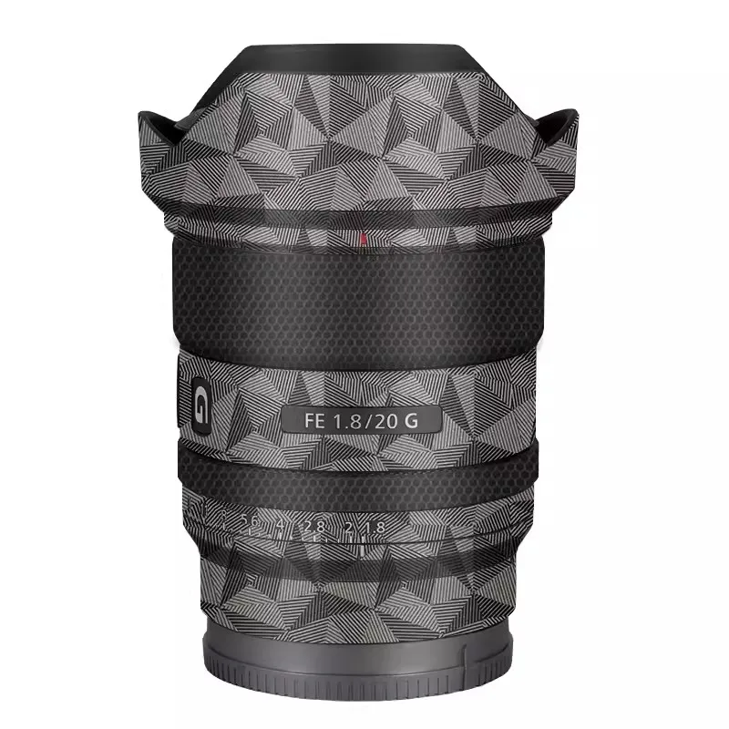 FE 스크래치 방지 카메라 렌즈 스티커 코트, 비닐 랩 보호 필름 바디 보호대 스킨 커버, FE 20mm F1.8 GM용, 3M, 20 1.8