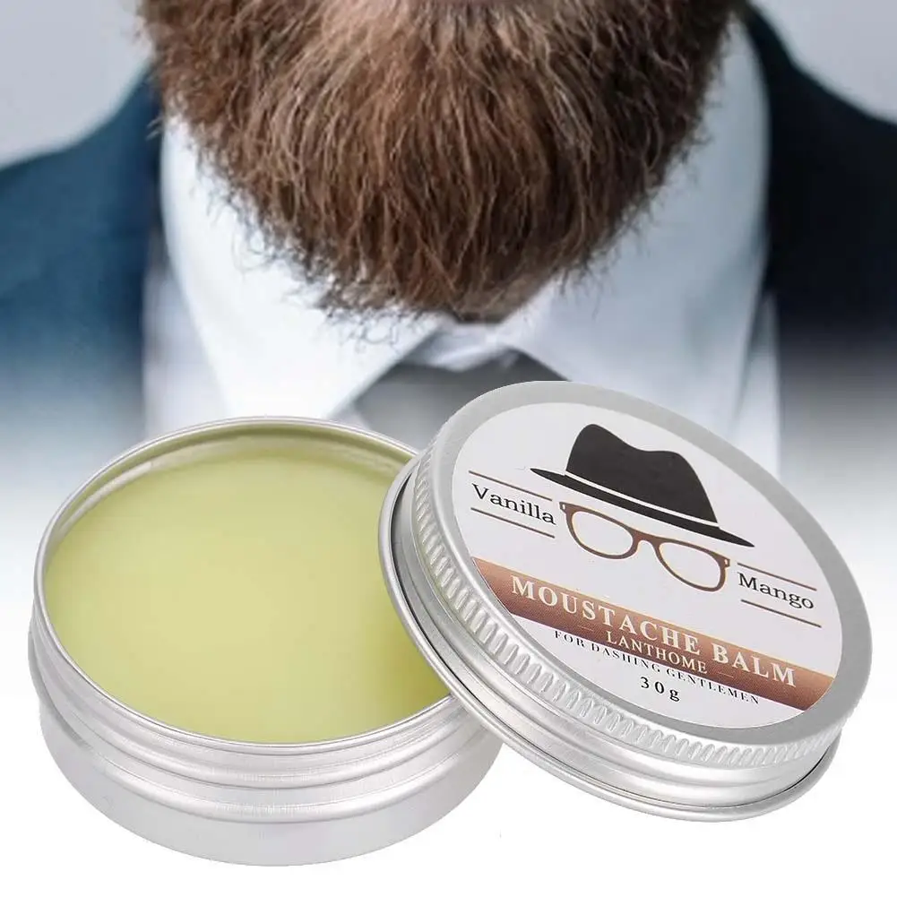 30g Men's for beard Grooming Wax Mustache Moisturizing Wax Smooth Styling & Shaving Care