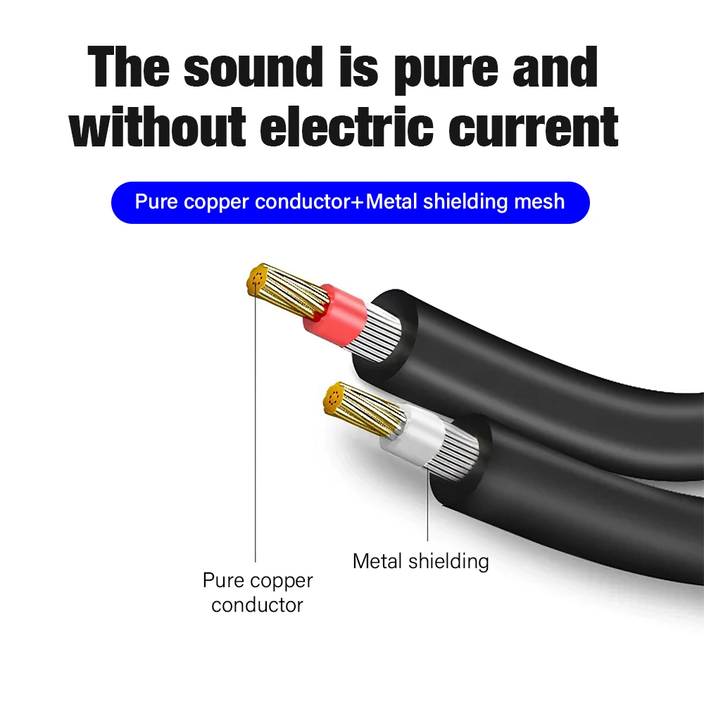 Klinke Auf Klinke 1m AUX Kabel 3,5mm Klinke – Hochwertiges Audio-Kabel Für Handy, Auto, PC & Mehr Audio Kabel