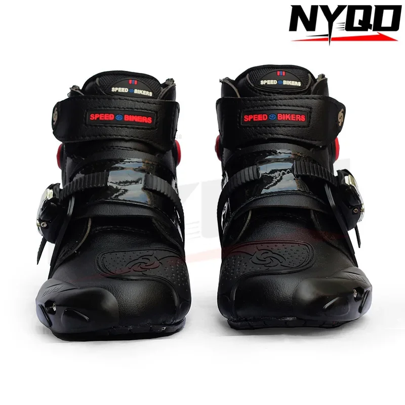 Motorcycle riding shoes men motorcycle short boots anti fall anti slip racing shoes spring summer racing boots knight motorcycle shoes motorcycle boots
