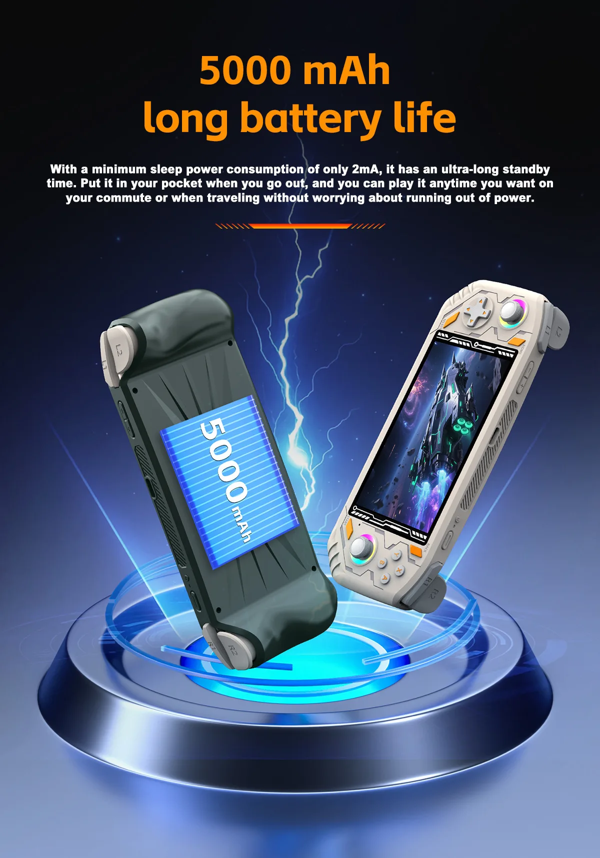 AISLPC-consola de juegos portátil Retro, Chip RK3562, pantalla de 5,5 pulgadas, compatible con WiFi, Bluetooth, HD-Out, RG52, Mini reproductor de videojuegos para PSP