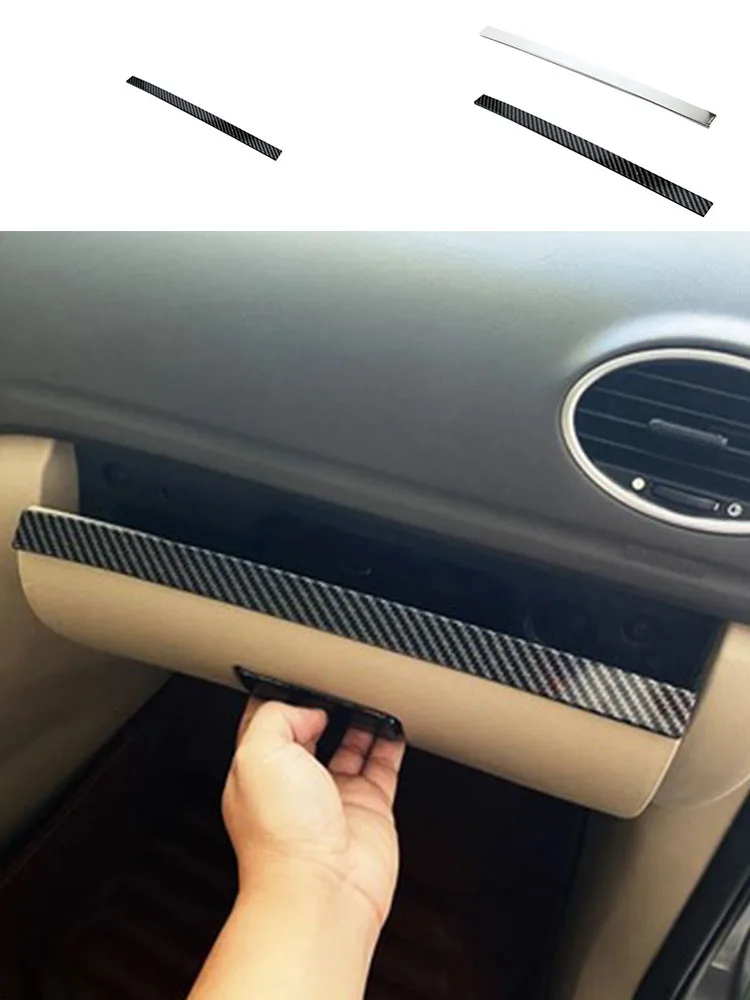 4-tlg. Klima-Aufkleber Set Für Ford Focus 2 MK2 2005-2013 - Kohlefaser Optik