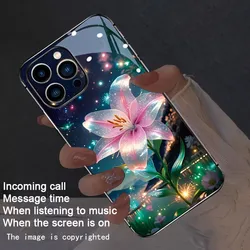 Luxury Colorful Butterfly Print Glass Phone Case for Samsung A05 4G (PBL - 325PBL251028801)