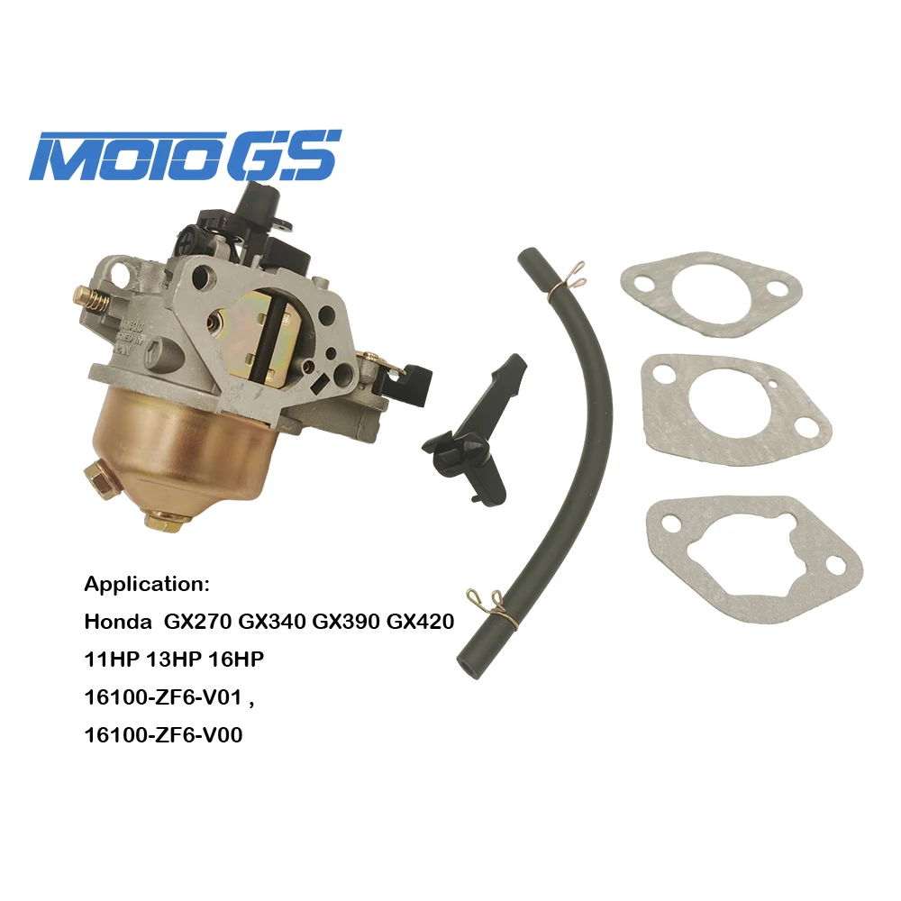 

Agriculture and Forestry Carburetor P27A F188 Power Type Fits for For Honda GX270 GX340 GX390 GX420 11HP 13HP 16HP 16100-ZF6-V01
