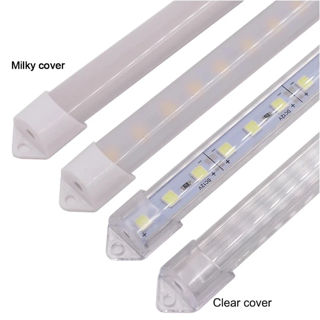 

5054 12V LED Bar Light Aluminium U Profile 25cm 50cm LED Hard Strip Rigid Lights Bar Kitchen Under Cabinet Lighting